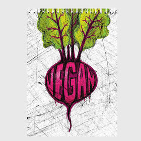 Скетчбук с принтом vegan в Белгороде, 100% бумага
 | 48 листов, плотность листов — 100 г/м2, плотность картонной обложки — 250 г/м2. Листы скреплены сверху удобной пружинной спиралью | vegan | веган | веганство | вегетарианец | вегетарианство | еда | зеленый | земля | зож | листья | мир | охрана | позиция | природа