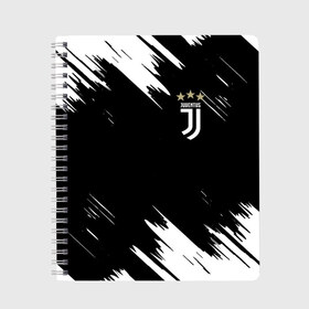 Тетрадь с принтом JUVENTUS. в Белгороде, 100% бумага | 48 листов, плотность листов — 60 г/м2, плотность картонной обложки — 250 г/м2. Листы скреплены сбоку удобной пружинной спиралью. Уголки страниц и обложки скругленные. Цвет линий — светло-серый
 | fc | football | football club | juventus | sport | итальянский профессиональный футбольный клуб | клуб италии | спорт | уефа | униформа | фирменные цвета | фк | футбол | футбольный клуб | ювентус