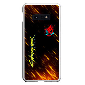 Чехол для Samsung S10E с принтом CYBERPUNK 2077. в Белгороде, Силикон | Область печати: задняя сторона чехла, без боковых панелей | cd project red | cyberpunk 2077 | keanu reeves | samurai | киану ривз | киберпанк 2077 | самураи