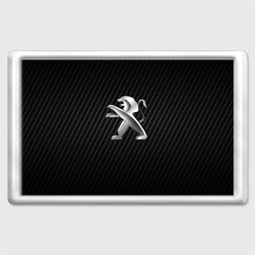 Магнит 45*70 с принтом Peugeot Carbon (Z) в Белгороде, Пластик | Размер: 78*52 мм; Размер печати: 70*45 | 3008 | 408 | 5008 | auto | boxer | expert | peugeot | traveller | авто | автомобиль | ам | машина | пежо