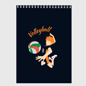 Скетчбук с принтом Волейбол в Белгороде, 100% бумага
 | 48 листов, плотность листов — 100 г/м2, плотность картонной обложки — 250 г/м2. Листы скреплены сверху удобной пружинной спиралью | volleyball | волейбол | волейболист | игра | мяч | спорт | спортсмен | я люблю волейбол
