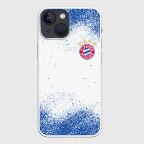 Чехол для iPhone 13 mini с принтом BAYERN MUNCHEN. в Белгороде,  |  | fc | fc bayern munich | football | football club | sport | клуб германии | мюнхен | немецкий футбольный клуб | спорт | уефа | униформа | фирменные цвета | фк | футбол | футбольный клуб | футбольный клуб бавария