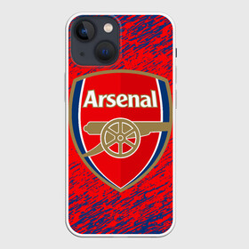 Чехол для iPhone 13 mini с принтом ARSENAL. в Белгороде,  |  | fc | football | football club | sport | британский футбольный клуб | спорт | уефа | униформа | фирменные цвета | фк | футбол | футбольный клуб