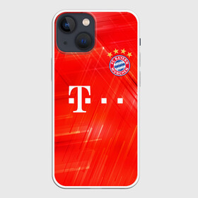 Чехол для iPhone 13 mini с принтом BAYERN MUNCHEN. в Белгороде,  |  | fc | fc bayern munich | football | football club | sport | клуб германии | мюнхен | немецкий футбольный клуб | спорт | уефа | униформа | фирменные цвета | фк | футбол | футбольный клуб | футбольный клуб бавария