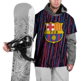 Накидка на куртку 3D с принтом FC BARCELONA. в Белгороде, 100% полиэстер |  | Тематика изображения на принте: barca | barcelona | fc barca | барка | барселона