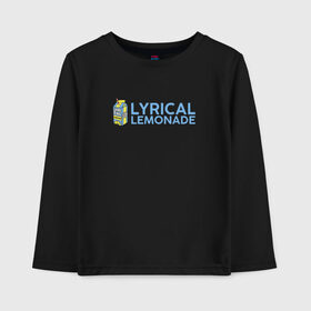 Детский лонгслив хлопок с принтом Lyrical Lemonade в Белгороде, 100% хлопок | круглый вырез горловины, полуприлегающий силуэт, длина до линии бедер | benet | bennett | cole | lemonade | lyrical | беннетт | коул | лемонад | лемонаде | лемонэйд | лимонад | лимонэйд | лирикал | лирикл