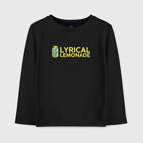 Детский лонгслив хлопок с принтом Lyrical Lemonade в Белгороде, 100% хлопок | круглый вырез горловины, полуприлегающий силуэт, длина до линии бедер | benet | bennett | cole | lemonade | lyrical | беннетт | коул | лемонад | лемонаде | лемонэйд | лимонад | лимонэйд | лирикал | лирикл