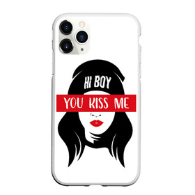 Чехол для iPhone 11 Pro Max матовый с принтом Дерзкая (Z) в Белгороде, Силикон |  | female | hi boy | бесстрашная женщина | дерзкая | крутой | подруге | поцелуй | поцелуй меня | привет | смелая | смелой