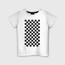 Детская футболка хлопок с принтом Шахматный пол в Белгороде, 100% хлопок | круглый вырез горловины, полуприлегающий силуэт, длина до линии бедер | Тематика изображения на принте: дельта | заговор | иллюминаты | масонство | масоны | наблюдение | наугольник | текстура | циркуль | шахматка