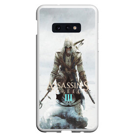 Чехол для Samsung S10E с принтом ASSASSIN`S CREED lll в Белгороде, Силикон | Область печати: задняя сторона чехла, без боковых панелей | black flag | brotherhood | chronicles | creed | game | origins | revelations | rogue | syndicate | unity | valhalla | альтаир | ассасин | игры | кинжал | пираты