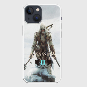 Чехол для iPhone 13 mini с принтом ASSASSIN S CREED lll в Белгороде,  |  | black flag | brotherhood | chronicles | creed | game | origins | revelations | rogue | syndicate | unity | valhalla | альтаир | ассасин | игры | кинжал | пираты