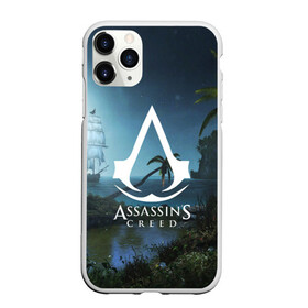 Чехол для iPhone 11 Pro Max матовый с принтом ASSASSIN`S CREED в Белгороде, Силикон |  | Тематика изображения на принте: black flag | brotherhood | chronicles | creed | game | origins | revelations | rogue | syndicate | unity | valhalla | альтаир | ассасин | игры | кинжал | пираты