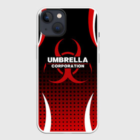 Чехол для iPhone 13 с принтом Umbrella в Белгороде,  |  | biohazard | resident evil | s.t.a.r.s | stars | umbrella | umbrella corp | umbrella corporation | амбрелла | амбрелла лого | вирус | корпорация амбрелла | обитель зла | обитель зла ремейк | резидент | резидент ивл | старс