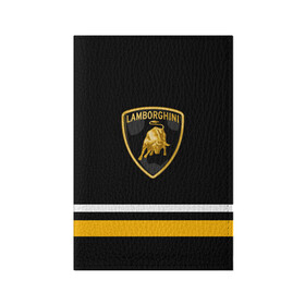 Обложка для паспорта матовая кожа с принтом Lamborghini Uniform в Белгороде, натуральная матовая кожа | размер 19,3 х 13,7 см; прозрачные пластиковые крепления | car | lambo | lamborghini | sport | авто | бык | гонка | ламбо | ламборгини | ламборджини | спорт | спорткар