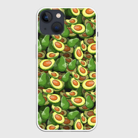 Чехол для iPhone 13 с принтом avocado в Белгороде,  |  | avocado | авокадо | веганство | вегетарианство | еда | зеленый | земля | зож | листья | овощи | позиция | природа | фрукты