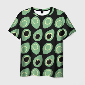 Мужская футболка 3D с принтом avocado в Белгороде, 100% полиэфир | прямой крой, круглый вырез горловины, длина до линии бедер | avocado | авокадо | веганство | вегетарианство | еда | зеленый | земля | зож | листья | овощи | позиция | природа | фрукты