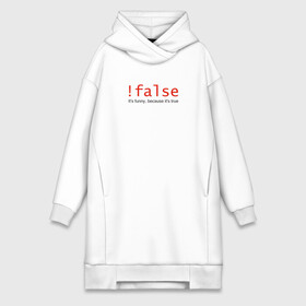 Платье-худи хлопок с принтом false  true в Белгороде,  |  | coding | false | it | programming | true | кодинг | прогер | программирование | программист