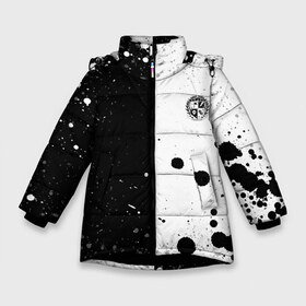 Зимняя куртка для девочек 3D с принтом Umbrella Academy (+спина) (Z) в Белгороде, ткань верха — 100% полиэстер; подклад — 100% полиэстер, утеплитель — 100% полиэстер. | длина ниже бедра, удлиненная спинка, воротник стойка и отстегивающийся капюшон. Есть боковые карманы с листочкой на кнопках, утяжки по низу изделия и внутренний карман на молнии. 

Предусмотрены светоотражающий принт на спинке, радужный светоотражающий элемент на пуллере молнии и на резинке для утяжки. | dark horse comics | the umbrella academy | академия амбрелла | белая скрипка | бен харгривз | комикс | комильфо | космобой | кракен | реджинальд харгривз | сеанс | слух