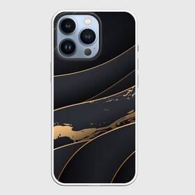 Чехол для iPhone 13 Pro с принтом black gold в Белгороде,  |  | Тематика изображения на принте: 3d кубики | 3д кубики | sport | абстракция | брызги | краска | кубики | линии | паттерн | спорт | спортивная | спортивный стиль | стиль | текстуры | тренировка | узор