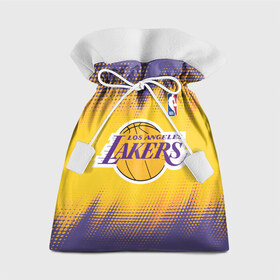 Подарочный 3D мешок с принтом Los Angeles Lakers в Белгороде, 100% полиэстер | Размер: 29*39 см | Тематика изображения на принте: basketball | game | lakers | los angeles | los angeles lakers | nba | sport | баскетбол | игра | лейкерс | лос анджелес | лос анджелес лейкерс | нба | спорт