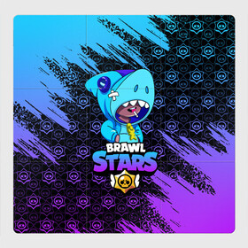 Магнитный плакат 3Х3 с принтом BRAWL STARS LEON SHARK в Белгороде, Полимерный материал с магнитным слоем | 9 деталей размером 9*9 см | bibi | brawl | brawl stars | crow | leon | stars | бравл | бравл старс | браво старс | игра | компьютерная | кров | леон | онлайн | старс