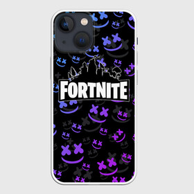 Чехол для iPhone 13 mini с принтом FORTNITE | MARSHMELLO в Белгороде,  |  | dj | fortnite | marshmello | marshmellow | usa | америка | игра | клуб | клубная музыка | мармело | маршмелло | маршмеллоу | музыка | музыкант | фортнайт | фортните