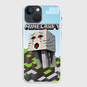 Чехол для iPhone 13 mini с принтом Minecraft в Белгороде,  |  | minecraft | копатель | кубики | майкрафт | майнкрафт | мморг | мультиплеер | пиксели | пиксельная игра | развивающая игра | рпг | строительство | стройка