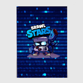 Постер с принтом 8 bit blue brawl stars 8 бит в Белгороде, 100% бумага
 | бумага, плотность 150 мг. Матовая, но за счет высокого коэффициента гладкости имеет небольшой блеск и дает на свету блики, но в отличии от глянцевой бумаги не покрыта лаком | 8 bit | 8 бит | brawl | brawl stars | brawlstars | brawl_stars | jessie | бравл | бравлстарс