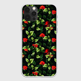 Чехол для iPhone 12 Pro Max с принтом Цветочный сад в Белгороде, Силикон |  | весна | дача | летние цветы | летняя | лето | паттерн | розы | сад | свежесть | текстуры | узор | цветы