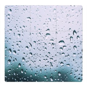 Магнитный плакат 3Х3 с принтом Капли окно стекло дождь серо в Белгороде, Полимерный материал с магнитным слоем | 9 деталей размером 9*9 см | абстракция | блики | боке | брызги | вечер | вода | градиент | дача | дождь | капли | капли на стекле | лес | лето | мрачно | окно | природа | роса | свет | силуэты | симметрия | текстура | темный | фото