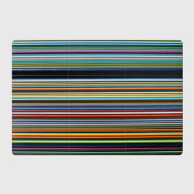 Магнитный плакат 3Х2 с принтом РАзноцыетные линии полосы хаос в Белгороде, Полимерный материал с магнитным слоем | 6 деталей размером 9*9 см | линии | полосатый | полосы | поперечный | разноцветный | разный | рисунок | ровные | хаотичный | цветной