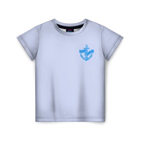 Детская футболка 3D с принтом C Днем ВМФ в Белгороде, 100% гипоаллергенный полиэфир | прямой крой, круглый вырез горловины, длина до линии бедер, чуть спущенное плечо, ткань немного тянется | вмф | военно морской флот | день вмф | корабли | море | праздник вмф