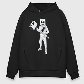 Мужское худи Oversize хлопок с принтом MARSHMELLO & FORTNITE в Белгороде, френч-терри — 70% хлопок, 30% полиэстер. Мягкий теплый начес внутри —100% хлопок | боковые карманы, эластичные манжеты и нижняя кромка, капюшон на магнитной кнопке | fortnite | game | game fortnite | marshmello | music | зефир | зефирка | игра | игра фортнайт | лого | лого marshmello | лого маршмеллоу | логотип | логотип marshmello | логотип маршмеллоу | маршиеллоу | маска | музыка | музыкант