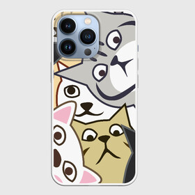 Чехол для iPhone 13 Pro с принтом Котики Шпионы в Белгороде,  |  | anime | art | casual | cat | cats | cute | funny | kawaii | kitty | meme | memes | pussy | selfie | аниме | арт | животные | каваи | кавай | кот | коте | котик | котики | коты | кошка | кэжуал | мем | мемы | милота | приколы | прикольные | се