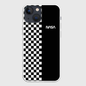 Чехол для iPhone 13 mini с принтом NASA в Белгороде,  |  | nasa | space x | spacex | астронавт | в клетку | космонавт | космос | наса