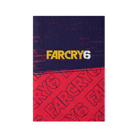 Обложка для паспорта матовая кожа с принтом FAR CRY 6 / ФАР КРАЙ 6 в Белгороде, натуральная матовая кожа | размер 19,3 х 13,7 см; прозрачные пластиковые крепления | cry | dawn | far | far cry 6 | farcry | farcry 6 | farcry6 | game | games | logo | new | primal | six | антон | дэни | игра | игры | кастильо | край | лого | логотип | рохас | символ | символы | фар | фар край 6 | фаркрай | фаркрай 6 | фаркрай6