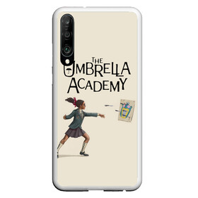 Чехол для Honor P30 с принтом The umbrella academy в Белгороде, Силикон | Область печати: задняя сторона чехла, без боковых панелей | dark horse comics | netflix | the umbrella academy | umbrella | академия амбрелла | белая скрипка | бен харгривз | комикс | комильфо | космобой | кракен | реджинальд харгривз | сеанс | слух