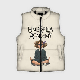 Женский жилет утепленный 3D с принтом The umbrella academy в Белгороде,  |  | dark horse comics | netflix | the umbrella academy | umbrella | академия амбрелла | белая скрипка | бен харгривз | комикс | комильфо | космобой | кракен | реджинальд харгривз | сеанс | слух