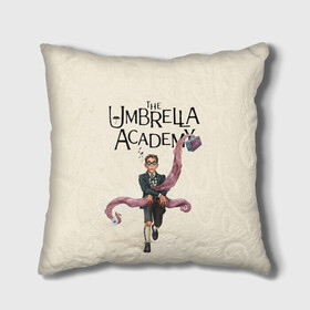 Подушка 3D с принтом The umbrella academy в Белгороде, наволочка – 100% полиэстер, наполнитель – холлофайбер (легкий наполнитель, не вызывает аллергию). | состоит из подушки и наволочки. Наволочка на молнии, легко снимается для стирки | dark horse comics | netflix | the umbrella academy | umbrella | академия амбрелла | белая скрипка | бен харгривз | комикс | комильфо | космобой | кракен | реджинальд харгривз | сеанс | слух