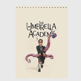 Скетчбук с принтом The umbrella academy в Белгороде, 100% бумага
 | 48 листов, плотность листов — 100 г/м2, плотность картонной обложки — 250 г/м2. Листы скреплены сверху удобной пружинной спиралью | dark horse comics | netflix | the umbrella academy | umbrella | академия амбрелла | белая скрипка | бен харгривз | комикс | комильфо | космобой | кракен | реджинальд харгривз | сеанс | слух