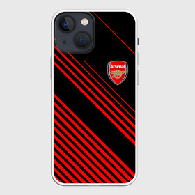 Чехол для iPhone 13 mini с принтом ARSENAL. в Белгороде,  |  | arsenal | fc | football | football club | sport | арсенал | британский футбольный клуб | спорт | уефа | униформа | фирменные цвета | фк | футбол | футбольный клуб