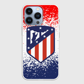 Чехол для iPhone 13 Pro с принтом ATLETICO MADRID. в Белгороде,  |  | atletico madrid | fc | football | football club | sport | атлетико мадрид | испанский футбольный клуб | мадрид | спорт | уефа | униформа | фирменные цвета | фк | футбол | футбольный клуб