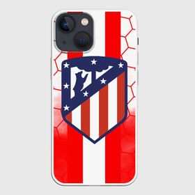 Чехол для iPhone 13 mini с принтом ATLETICO MADRID. в Белгороде,  |  | atletico madrid | fc | football | football club | sport | атлетико мадрид | испанский футбольный клуб | мадрид | спорт | уефа | униформа | фирменные цвета | фк | футбол | футбольный клуб