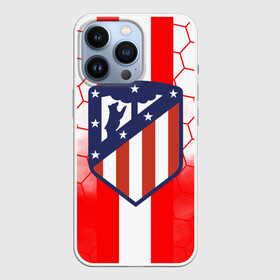 Чехол для iPhone 13 Pro с принтом ATLETICO MADRID. в Белгороде,  |  | atletico madrid | fc | football | football club | sport | атлетико мадрид | испанский футбольный клуб | мадрид | спорт | уефа | униформа | фирменные цвета | фк | футбол | футбольный клуб