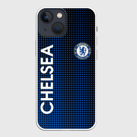 Чехол для iPhone 13 mini с принтом CHELSEA. в Белгороде,  |  | chelsea | fc | football | football club | sport | английский футбольный клуб | лондон | спорт | уефа | униформа | фирменные цвета | фк | фулема | футбол | футбольный клуб | челси