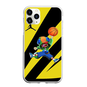 Чехол для iPhone 11 Pro матовый с принтом Brawl STARS (баскетбол) в Белгороде, Силикон |  | brawl | leon | moba | stars | supercell | баскетбол | игра | коллаборация | коллаж | паттерн