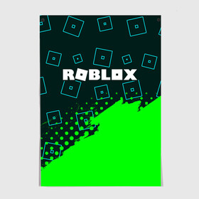 Постер с принтом ROBLOX / РОБЛОКС в Белгороде, 100% бумага
 | бумага, плотность 150 мг. Матовая, но за счет высокого коэффициента гладкости имеет небольшой блеск и дает на свету блики, но в отличии от глянцевой бумаги не покрыта лаком | blocks | blox | game | games | logo | minecraft | mobile | online | roblocks | roblox | robux | studio | блоки | игра | игры | квадрат | квадратик | кщидщч | лого | логотип | майнкрафт | онлайн | роблокс | робукс | символ | символы | студия