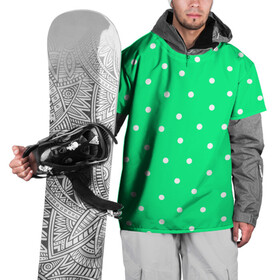 Накидка на куртку 3D с принтом Горошек на зеленом в Белгороде, 100% полиэстер |  | baby | casual | girl | green | pattern | геометрия | горох | горошек | девушкам | детские | зелень | круги | круглый | кружочки | летние | лето | листья | многоточие | мятный | нежные | орнамент | пастельные | паттерн