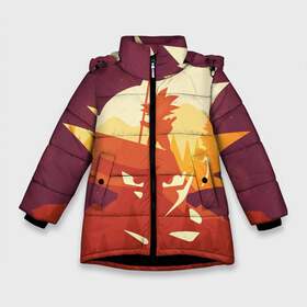 Зимняя куртка для девочек 3D с принтом Dragon Ball Сон Гоку в Белгороде, ткань верха — 100% полиэстер; подклад — 100% полиэстер, утеплитель — 100% полиэстер. | длина ниже бедра, удлиненная спинка, воротник стойка и отстегивающийся капюшон. Есть боковые карманы с листочкой на кнопках, утяжки по низу изделия и внутренний карман на молнии. 

Предусмотрены светоотражающий принт на спинке, радужный светоотражающий элемент на пуллере молнии и на резинке для утяжки. | anime | dragon ball | dragonball | goku | saiyan | son goku | super | zet | аниме | гоку | жемчуг дракона | зет | ньей бо | образ | оозару | посох | сайан | сайян | саян | силуэт | сон | сунь укун | супер
