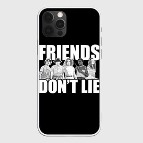 Чехол для iPhone 12 Pro Max с принтом Friends Dont Lie в Белгороде, Силикон |  | Тематика изображения на принте: 11 | demogorgon | retro | stranger | things | дастин | дела | демогоргон | оди | одиннадцать | очень | пожиратель | разума | ретро | стив | странные | хоппер | хоукинс